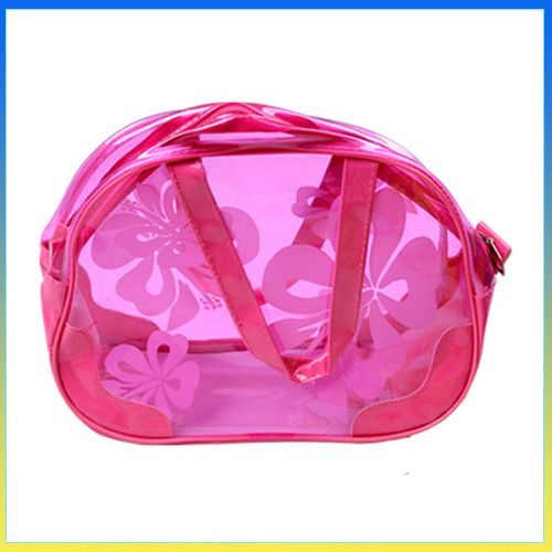 China wholesale clear PVC cosmetic bag swimming bathing organizer beach bag