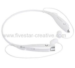 LG Tone Neckband Bluetooth Universal Stereo Wireless Headsets HBS730 White