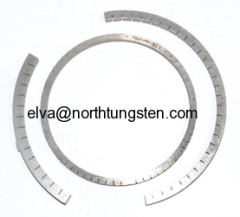 Tungsten rings for industry and military