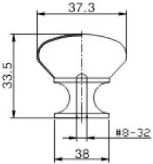 Cabinet Knob Zinc Alloy Knob