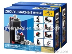 8 in 1 All Metal Multi Functional Lathe Mini Lathe Modular Machine Tool for wood and Soft Metal