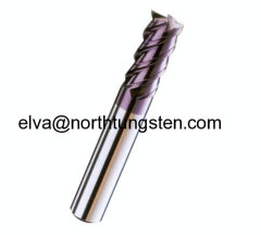 Tungsten carbide end mills- two- three- four -six- flute end mill