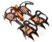 Ten teeth technology-based full- strapped climbing cramponsice grippers snow equipment ski boot crampons boots for ice