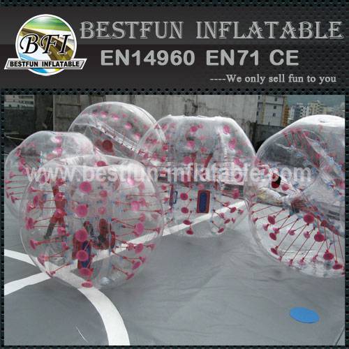 Comercial inflatable bump balls play by kids