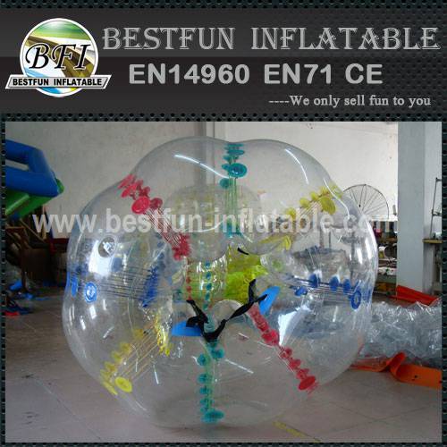 Wide vision bubble suit loopy bumper ball