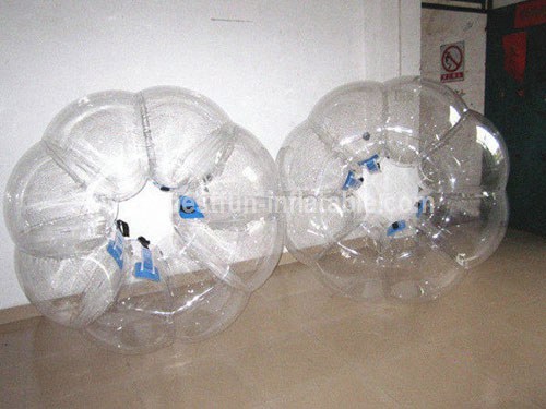 Crazy inflatable belly bump ball