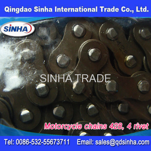 high quality motorcycle transmission chains 428/420/520/530