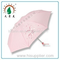 3 Folding Polyester Umbrella