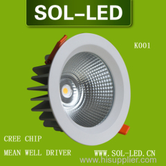 7W 12W 15W 20W 30W LED Down Light CREE CHIP Downlight Recesssed LED Downlight