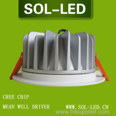 7W 12W 15W 20W 30W LED Down Light CREE CHIP Downlight Recesssed LED Downlight