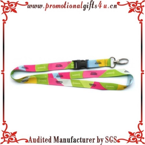 Heat Transfer Lanyard with Metal Hook