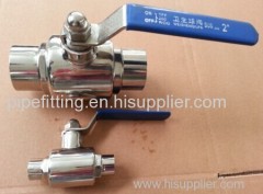 stainless steel sanitary tri clamp ball valve