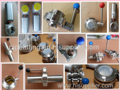 Stainless steel sanitary welded ball valve