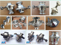 Stainless steel sanitary welded ball valve