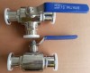 stainless steel sanitary tri clamp ball valve