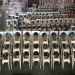 Multiple rollers pithead cable protection rollers