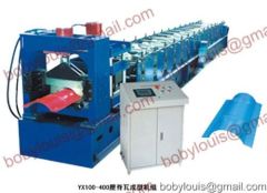 roof tile forming machine