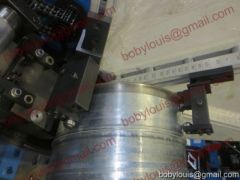 spiral tube former for duct forming machine