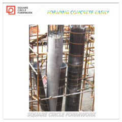 plywood formwork for round concrete column