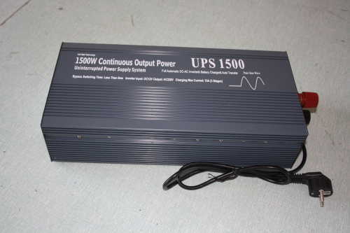 Pure sine wave power inverter 1500W with built-in charger and UPS fuction