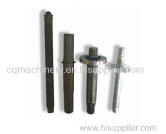 Mowing machine axle fitting