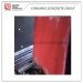 Exterior plastic concrete formwork panel