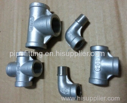 Stainless steel threaded NPT BSP fittings