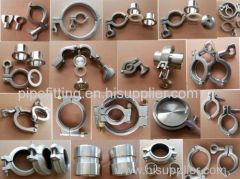 Sanitary stainless steel end cap customs parts lid parts