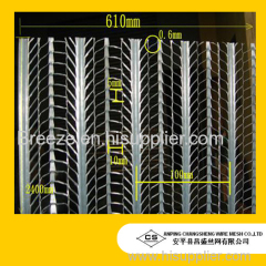 Galvanized High Rib Lath