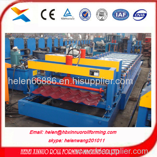 xn hot sale hydraulic type poland glazed tile roll forming machine