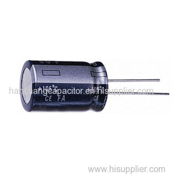 Low Impedance Aluminum Electrolytic Capacitor with Long Lifespan Endurance