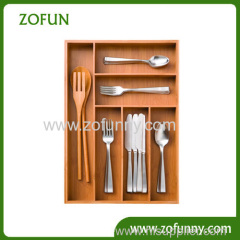 bamboo spoon fork knife storage