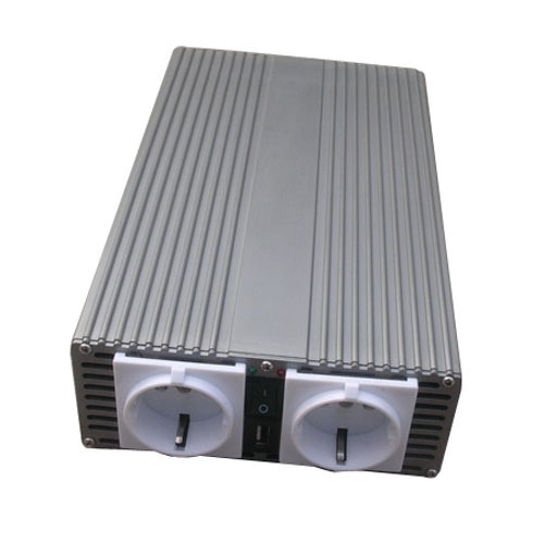 1200W DC12V input dual sockets power inverter with USB