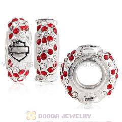European Style Sterling Silver HD Candy Cane Ride Bead with Austrian Crystal Fashion Jewelry Trend
