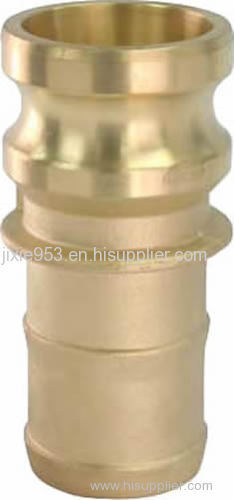 Brass Camlock Adapter Part E Male adapter by hose shank