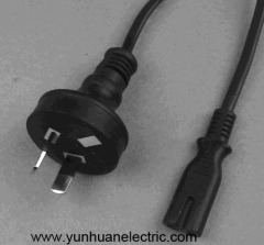 Australia 2 Prong IEC C7 Power Cord Figure 8