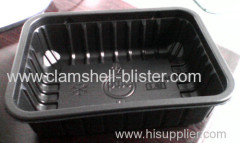 Plastic microwave food container