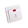 flush 1 gang 2 way wall switch with light