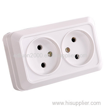 european double wall socket