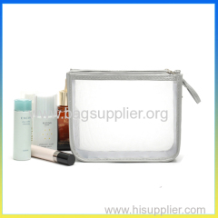 New products 2014 lady storage case clear grenadine makeup pvc bag