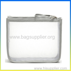 New products 2014 lady storage case clear grenadine makeup pvc bag