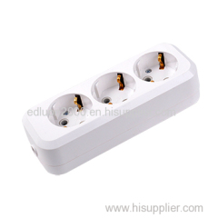 3 gang extension socket with earthing