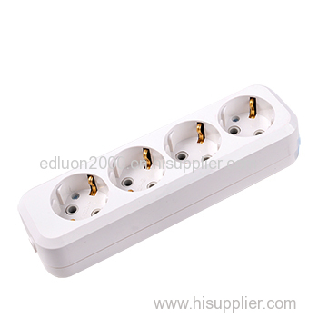 4 gang extension socket with earthing