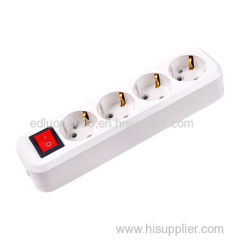 4 gang extension socket with switch