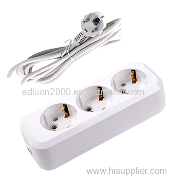 3 gang extension socket with wire