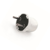 white color european power plug