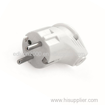 schuko elbow power plug