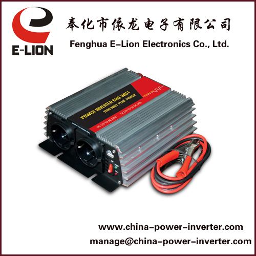 600W dual european sockets and USB output power inverter