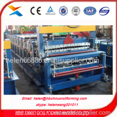 double layer roof sheet roll forming machine china manufacturer