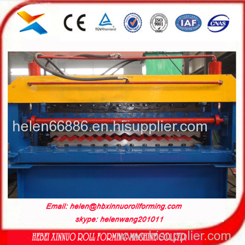 Africa hot sale type double layer roll forming machine